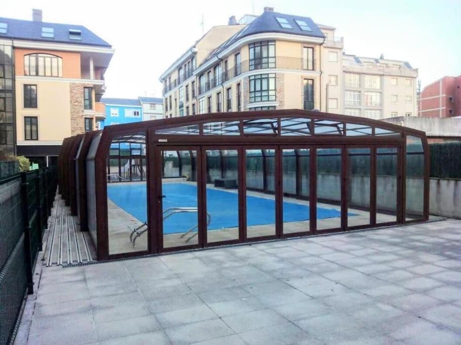 Ferienwohnung Duplex Con Piscina Y Terraza Playa A Rapadoira Foz Exterior foto
